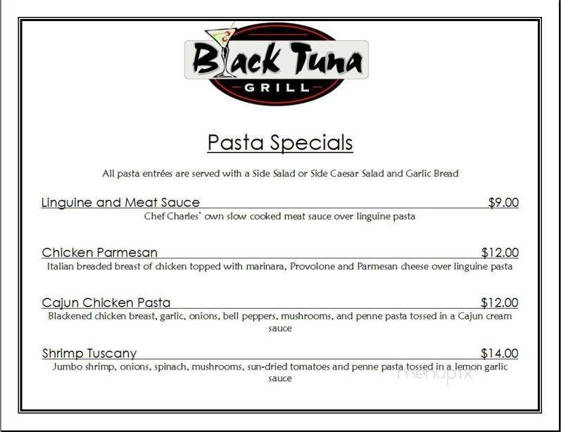 Black Tuna Grill - Norfolk, VA menu_pic