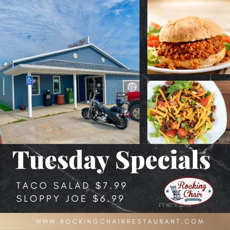 Rocking Chair Restaurant - Conway, MO menu_pic