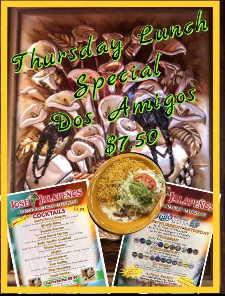 Jose Jalapenos - Ashland, MO menu_pic