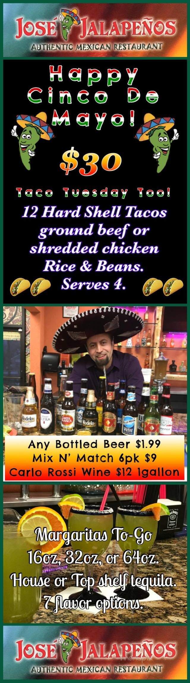 Jose Jalapenos - Ashland, MO menu_pic