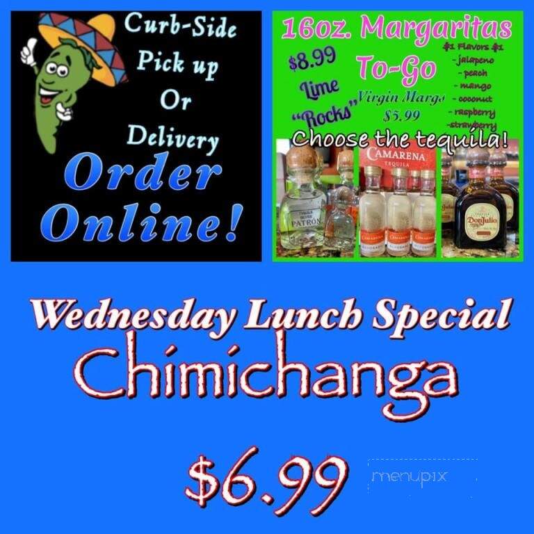 Jose Jalapenos - Ashland, MO menu_pic