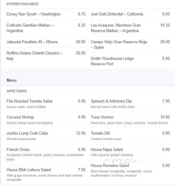 Truffles Cafe - Bluffton, SC menu_pic