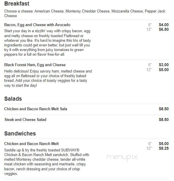Fat Tuesday at Boomtown Casino - Biloxi, MS menu_pic