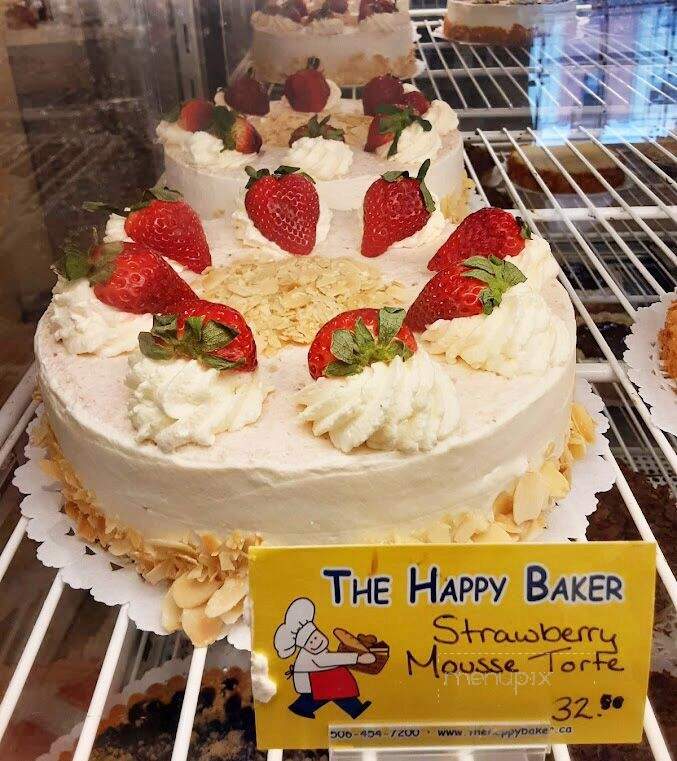 The Happy Baker - Fredericton, NB menu_pic