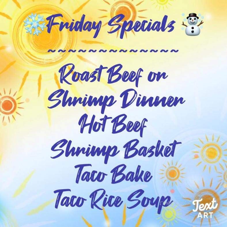 Coachman Inn - Cooperstown, ND menu_pic
