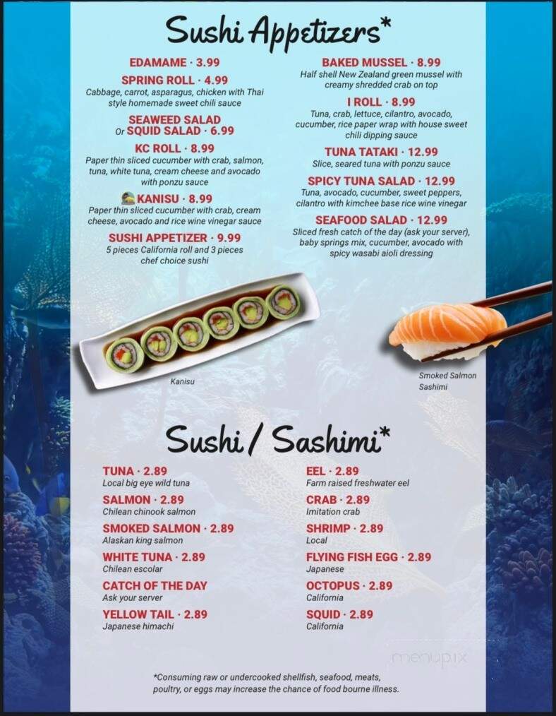 Boardwalk Billy's - North Myrtle Beach, SC menu_pic