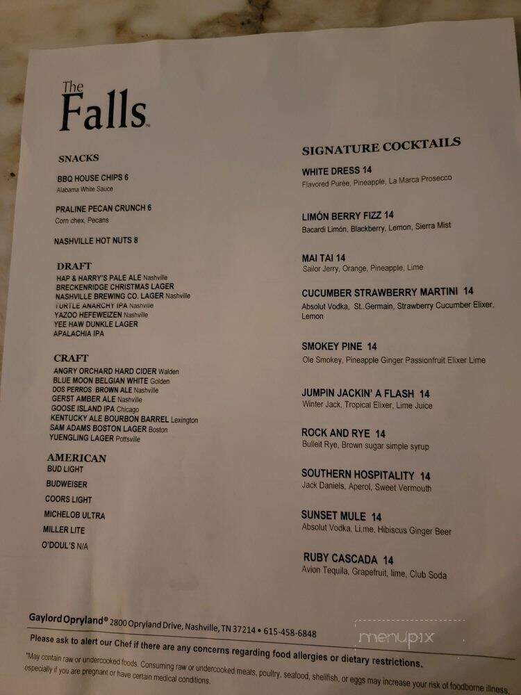 The Falls Bar & Lounge - Nashville, TN