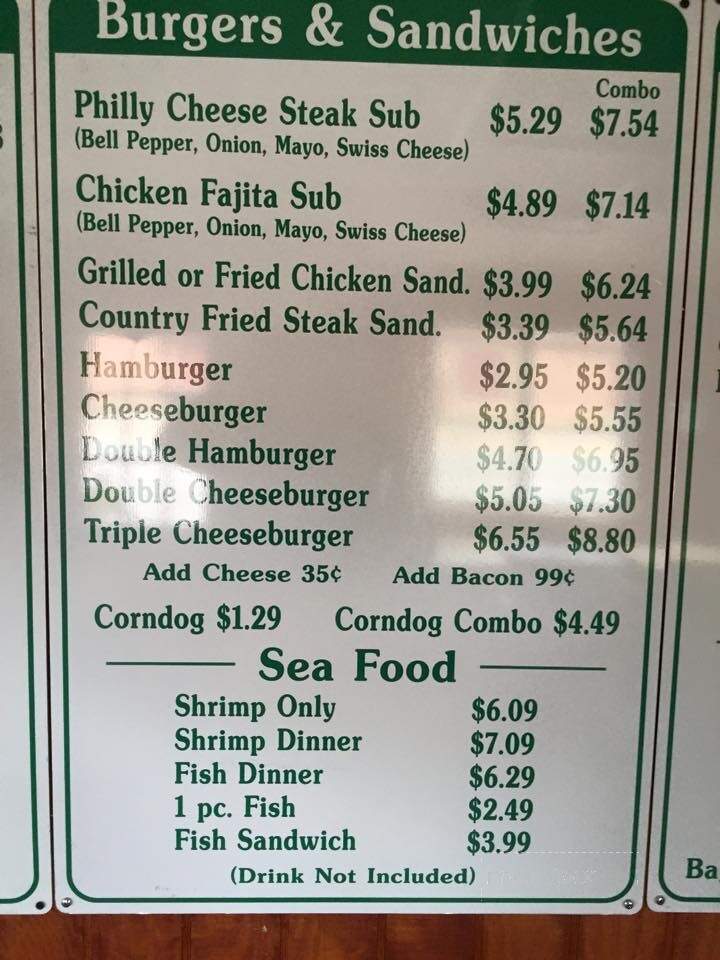 Chicken Place - Johnston, SC menu_pic