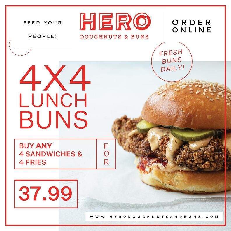 Hero Doughnuts - Homewood, AL menu_pic