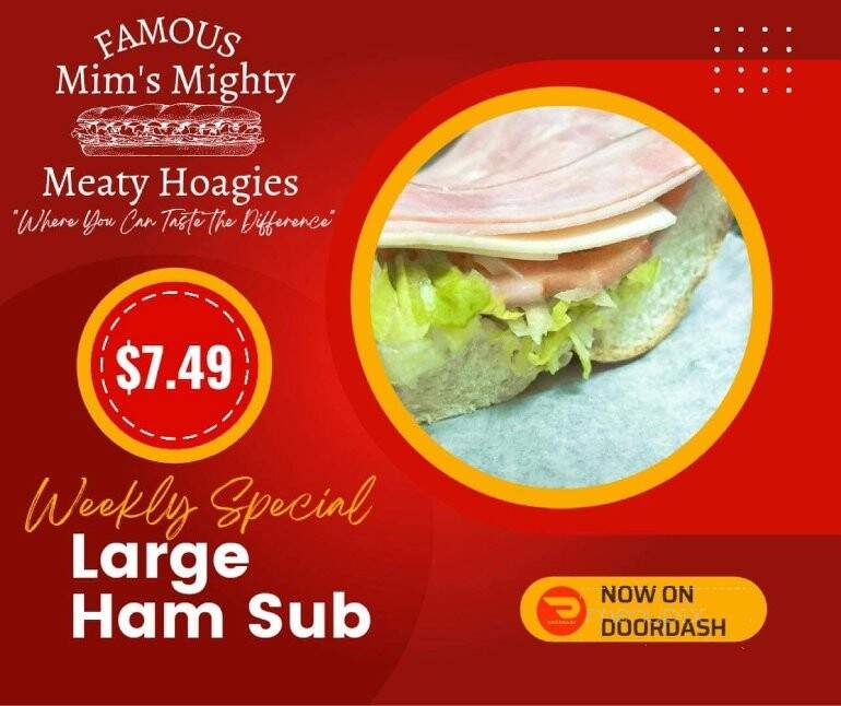 Mim's Mighty Meaty Hoagies - Fayetteville, PA menu_pic