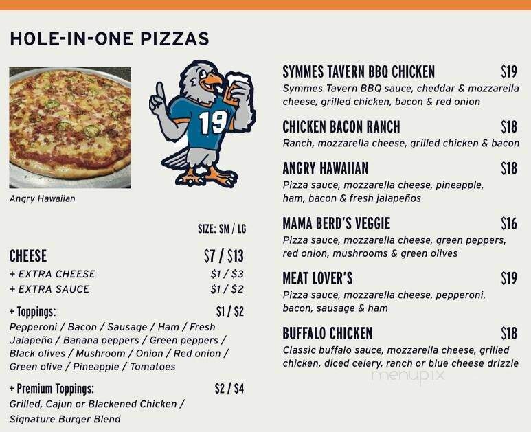 Berd's Grill & Bar - Fairfield, OH menu_pic