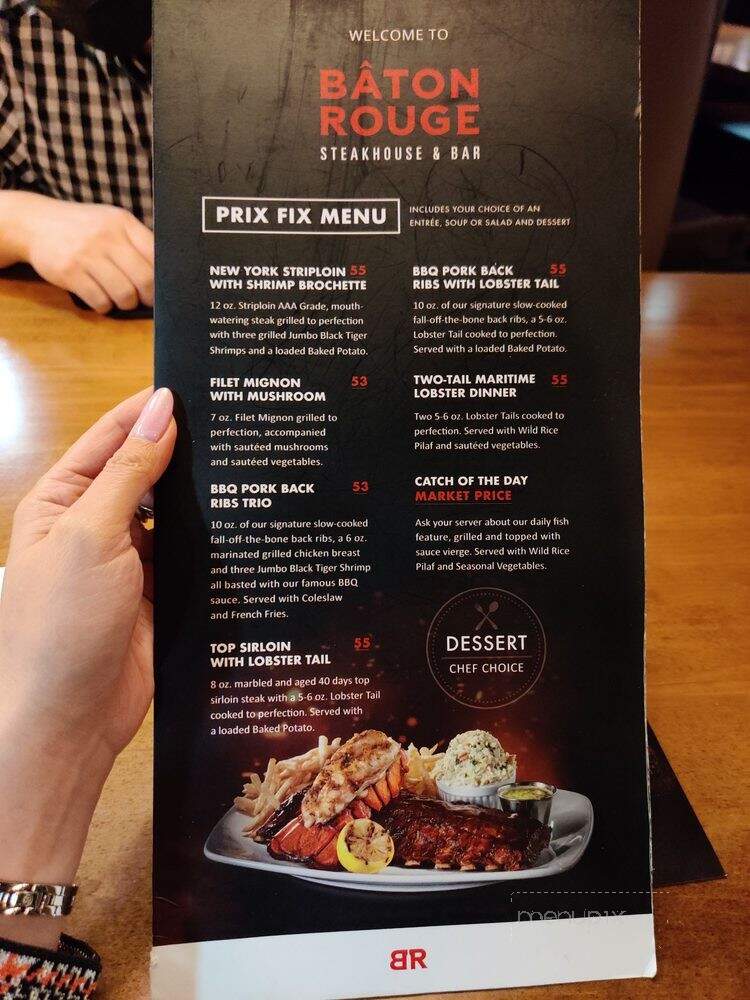 Baton Rouge Restaurant - Markham, ON menu_pic