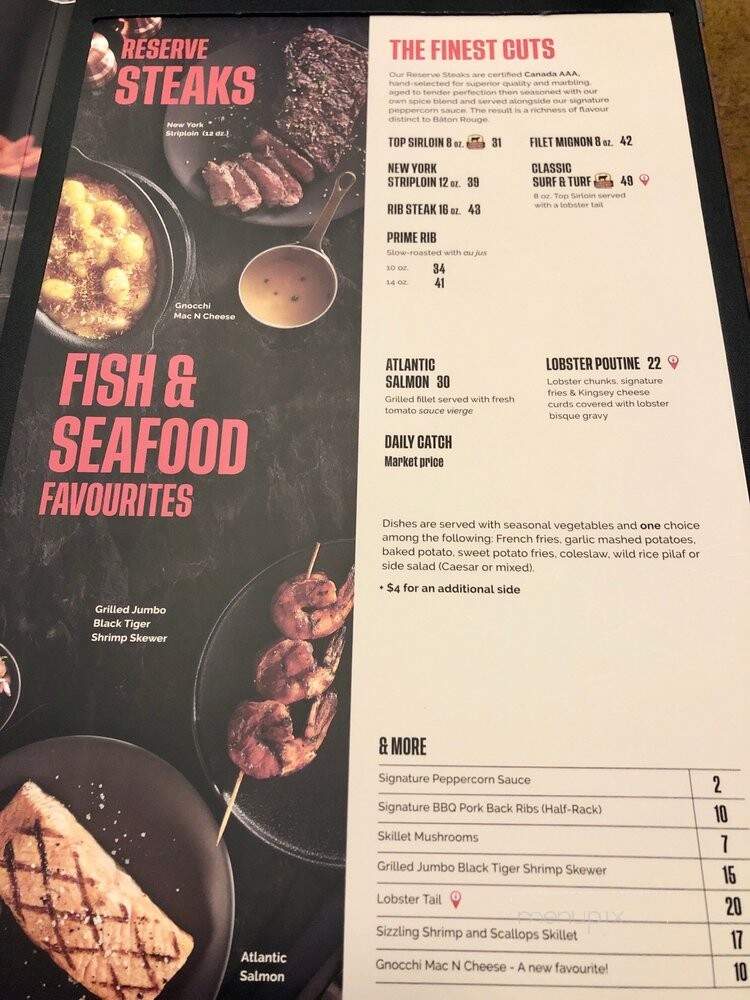 Baton Rouge Restaurant - Markham, ON menu_pic