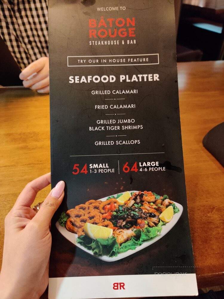Baton Rouge Restaurant - Markham, ON menu_pic
