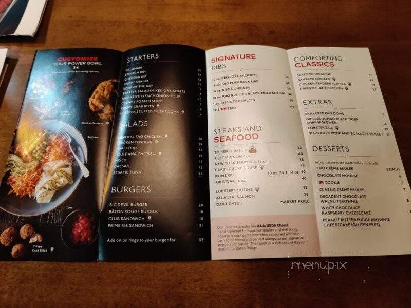 Baton Rouge Restaurant - Markham, ON menu_pic