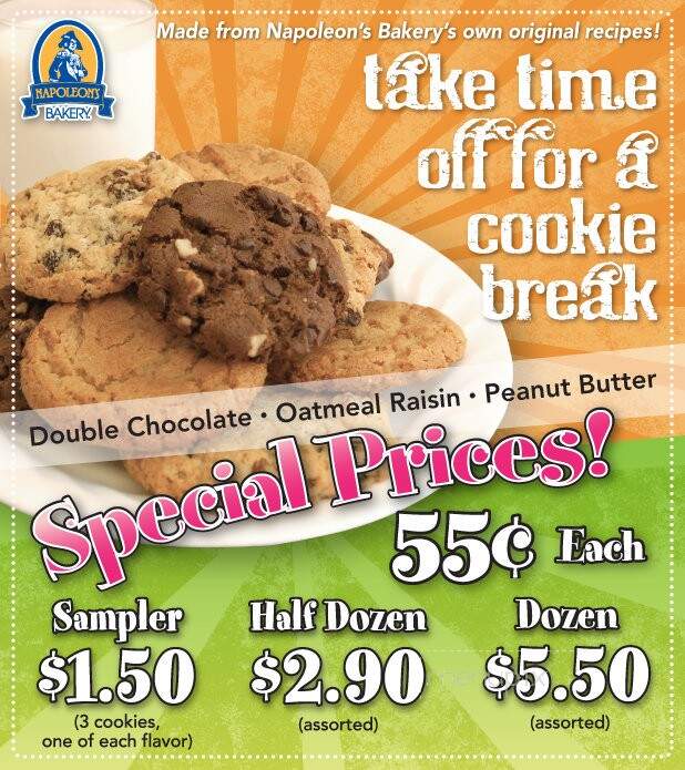 Napoleon's Bakery - Hilo, HI menu_pic