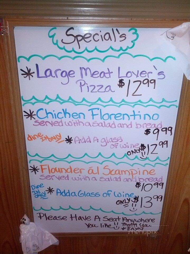 John's Italian Pizza Restaurant - Pittsboro, NC menu_pic