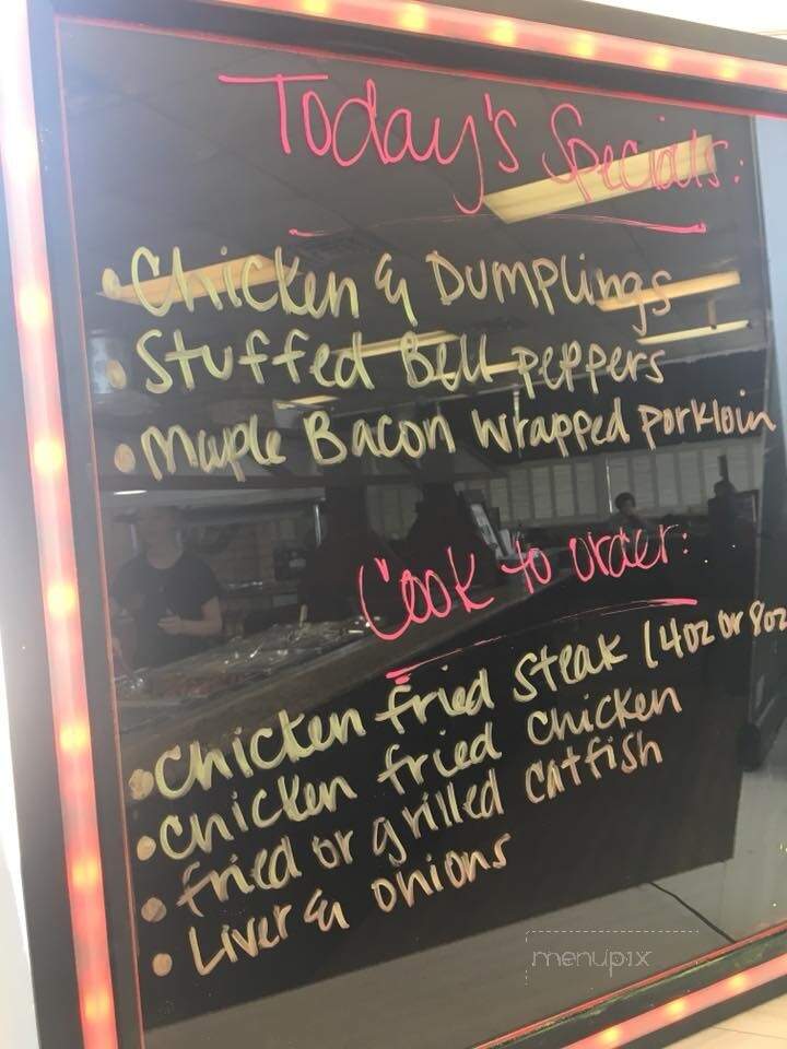 Dinner Bell Cafe - Marshall, TX menu_pic