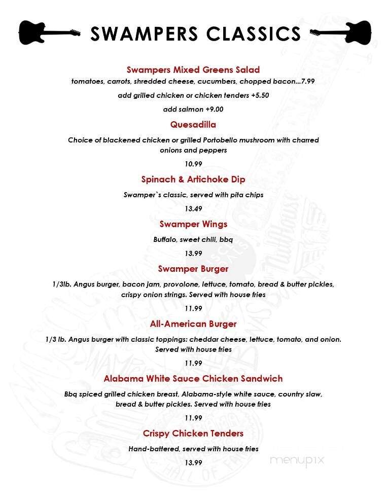 Marriott-Shoals Hotel & Spa - Florence, AL menu_pic