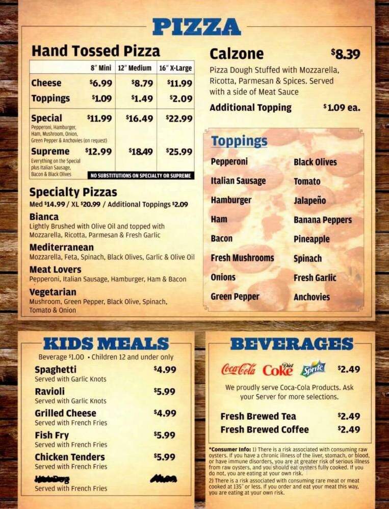 Victoria's Oyster Bar & Grill - Longwood, FL menu_pic
