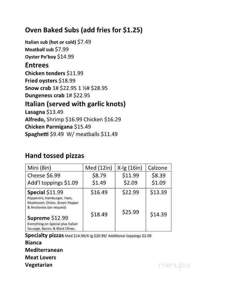 Victoria's Oyster Bar & Grill - Longwood, FL menu_pic