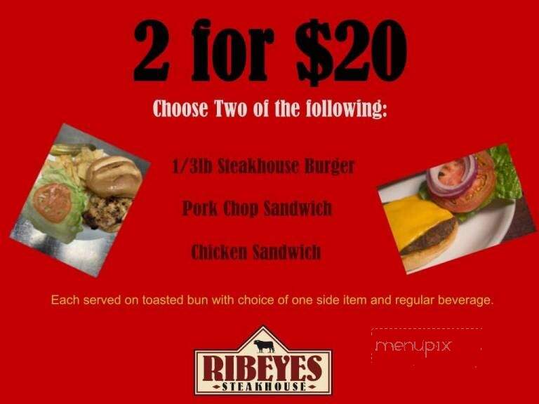 Ribeyes Of Williamston - Williamston, NC menu_pic