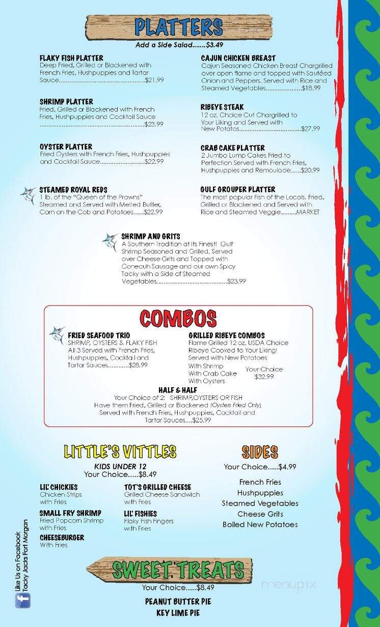 Tacky Jack's 2 - Gulf Shores, AL menu_pic
