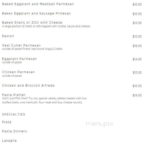 Tommy's Pizza Palace - Portland, CT menu_pic