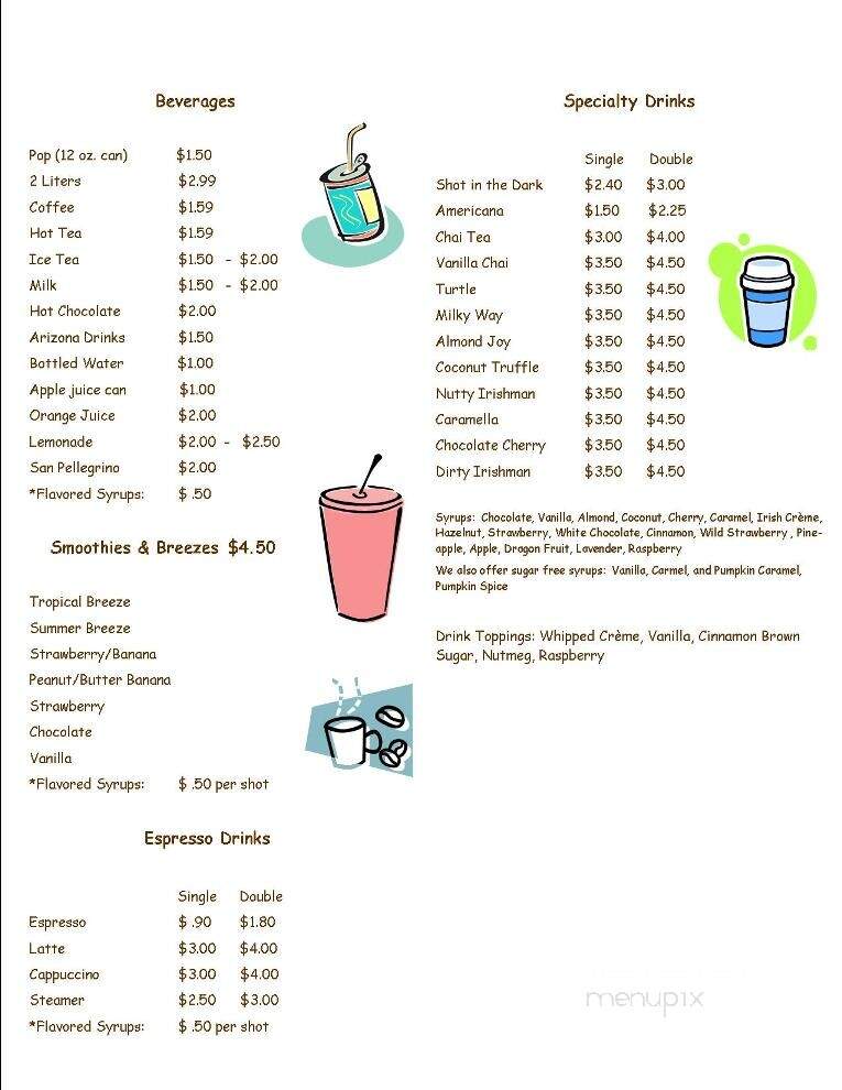 Maike's Bakery & Pizza - White Cloud, MI menu_pic