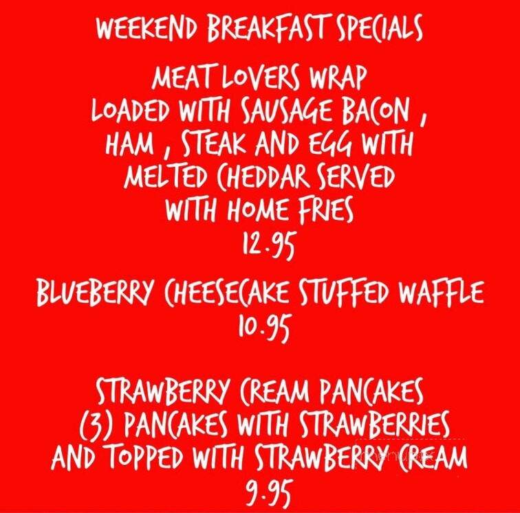 40 Oak Classic American Grille - Queensbury, NY menu_pic