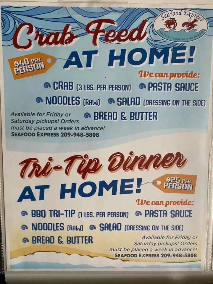 Seafood Express - Stockton, CA menu_pic