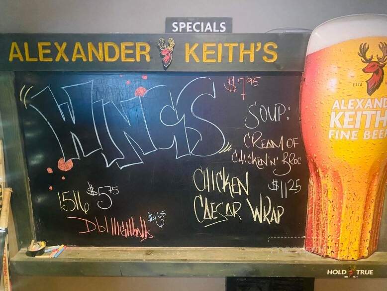 Duffy's Pub - Kamloops, BC menu_pic