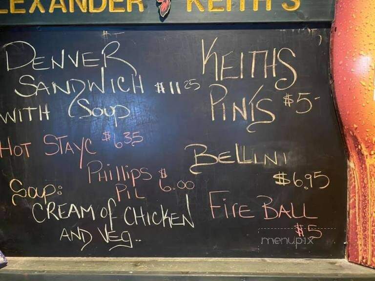 Duffy's Pub - Kamloops, BC menu_pic