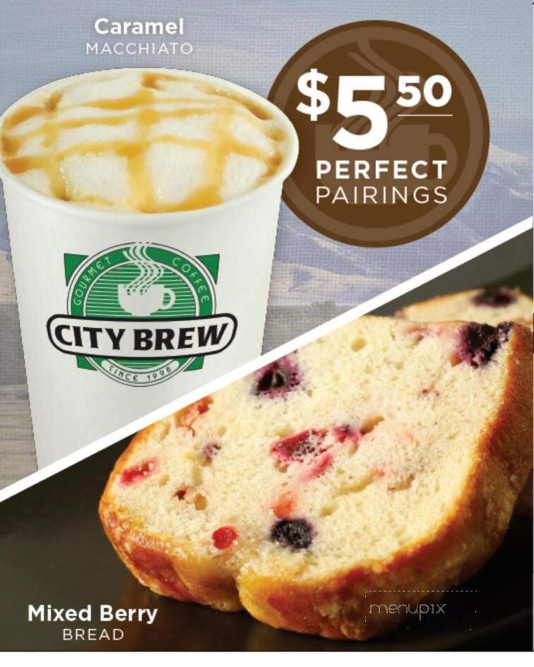 City Brew Coffee - Billings, MT menu_pic