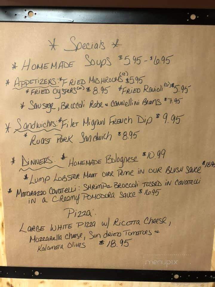 Matarazzo's - Egg Harbor City, NJ menu_pic