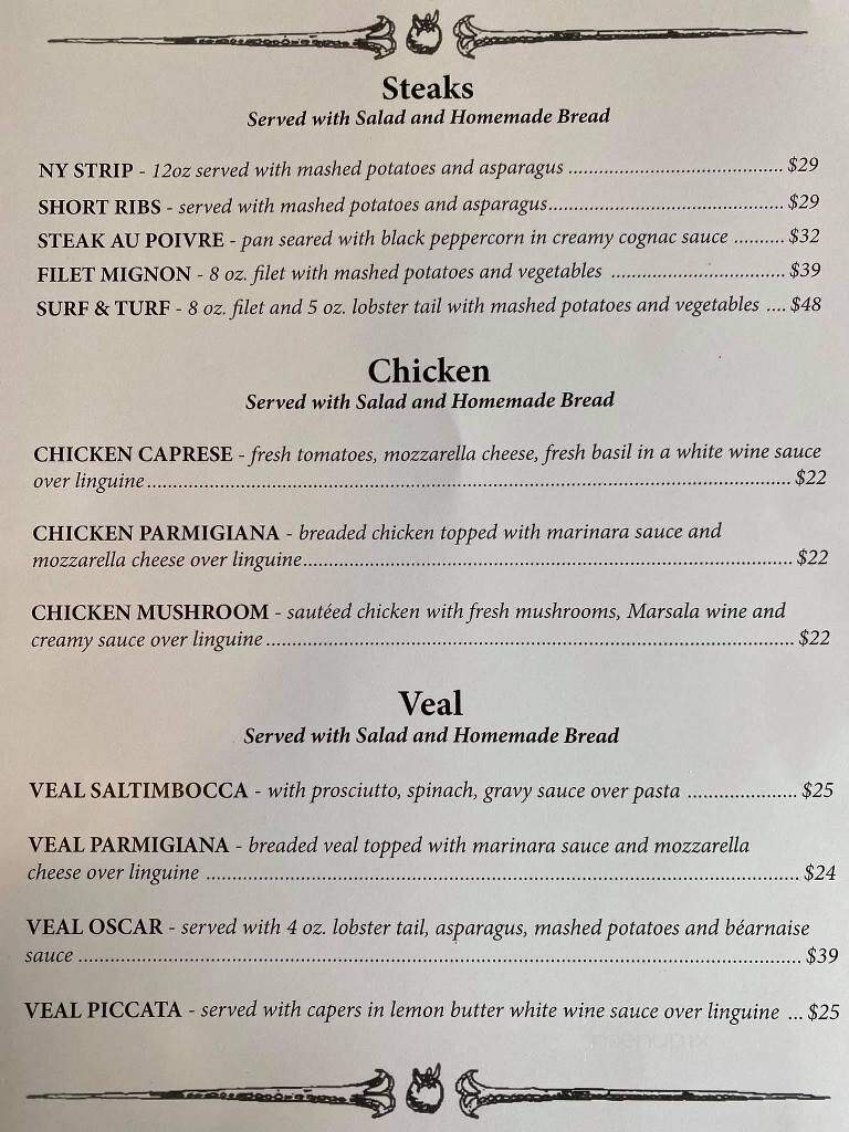 Luna Restaurant - Lake Placid, NY menu_pic