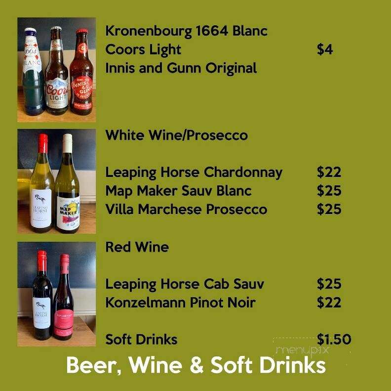 West Plains Bistro - Burlington, ON menu_pic