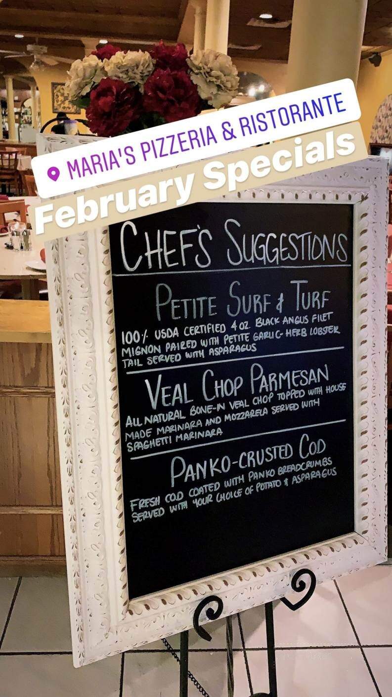 Maria's Pizza Restaurant - Morris, IL menu_pic