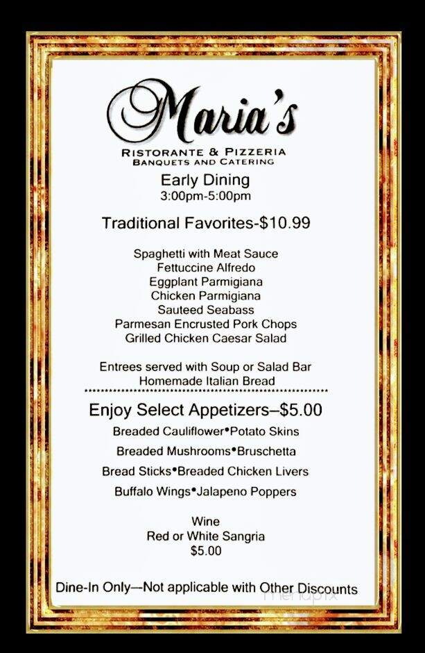 Maria's Pizza Restaurant - Morris, IL