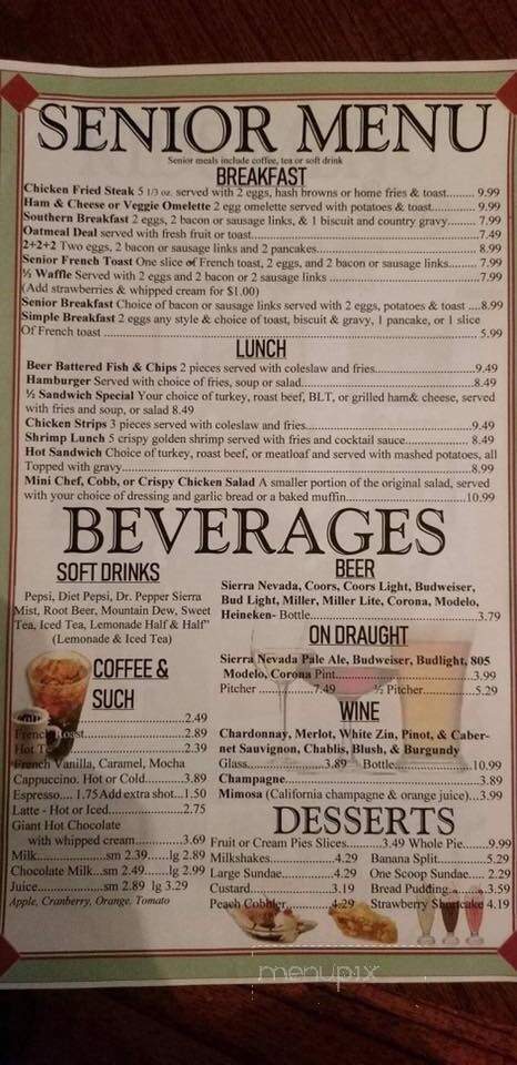 Jaki's Hilltop Cafe - Magalia, CA menu_pic