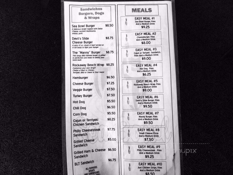 Sea Bowl - Pacifica, CA menu_pic