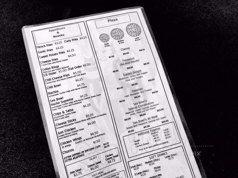 Sea Bowl - Pacifica, CA menu_pic