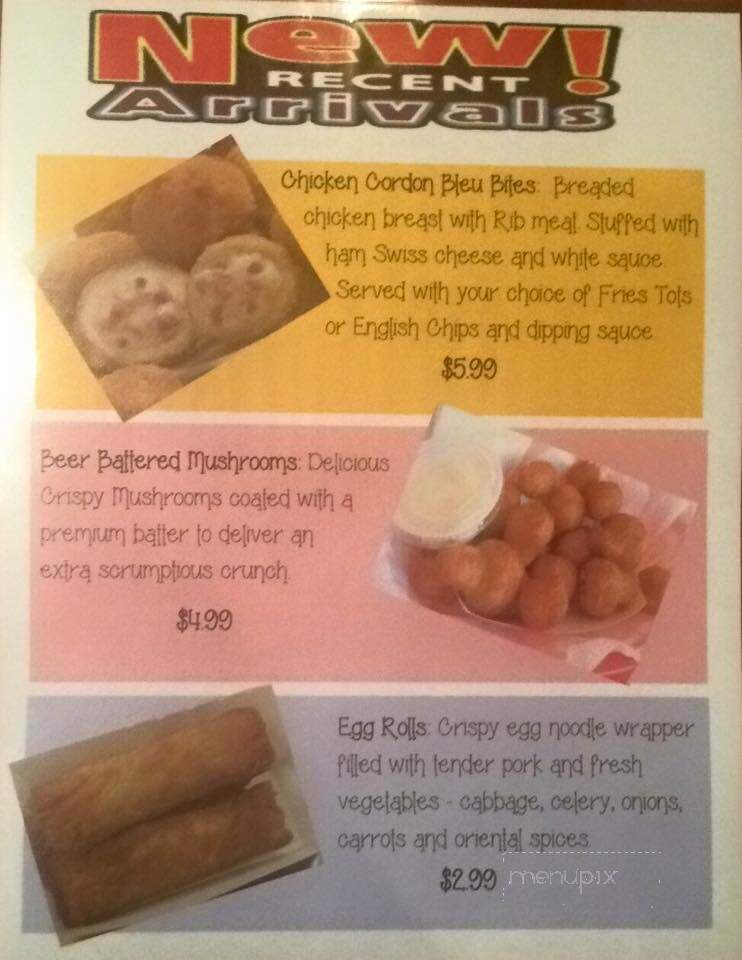 Sparetime Lanes - Roy, UT menu_pic