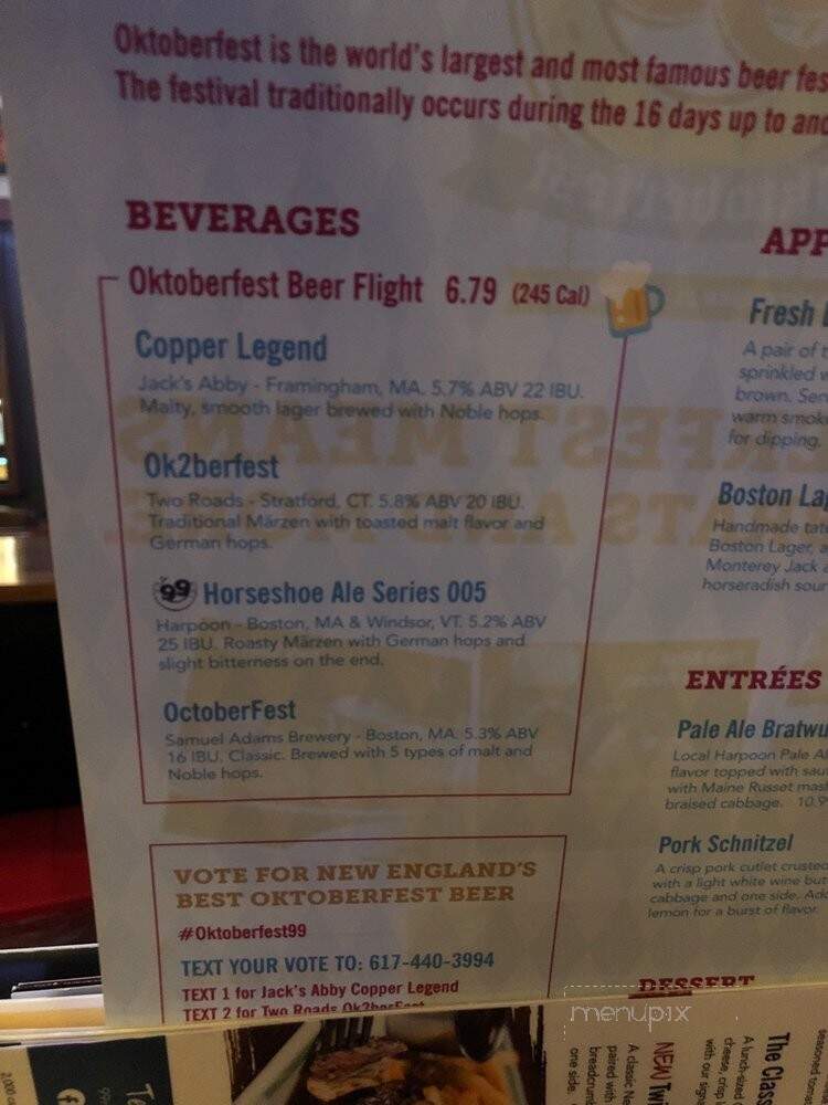 Ninety Nine Restaurant & Pub - Rutland, VT menu_pic