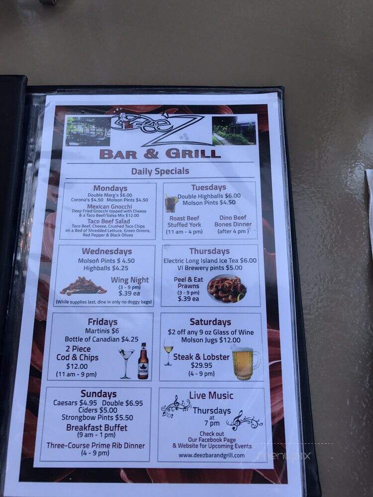 Dee'z Bar & Grill - Qualicum Beach, BC