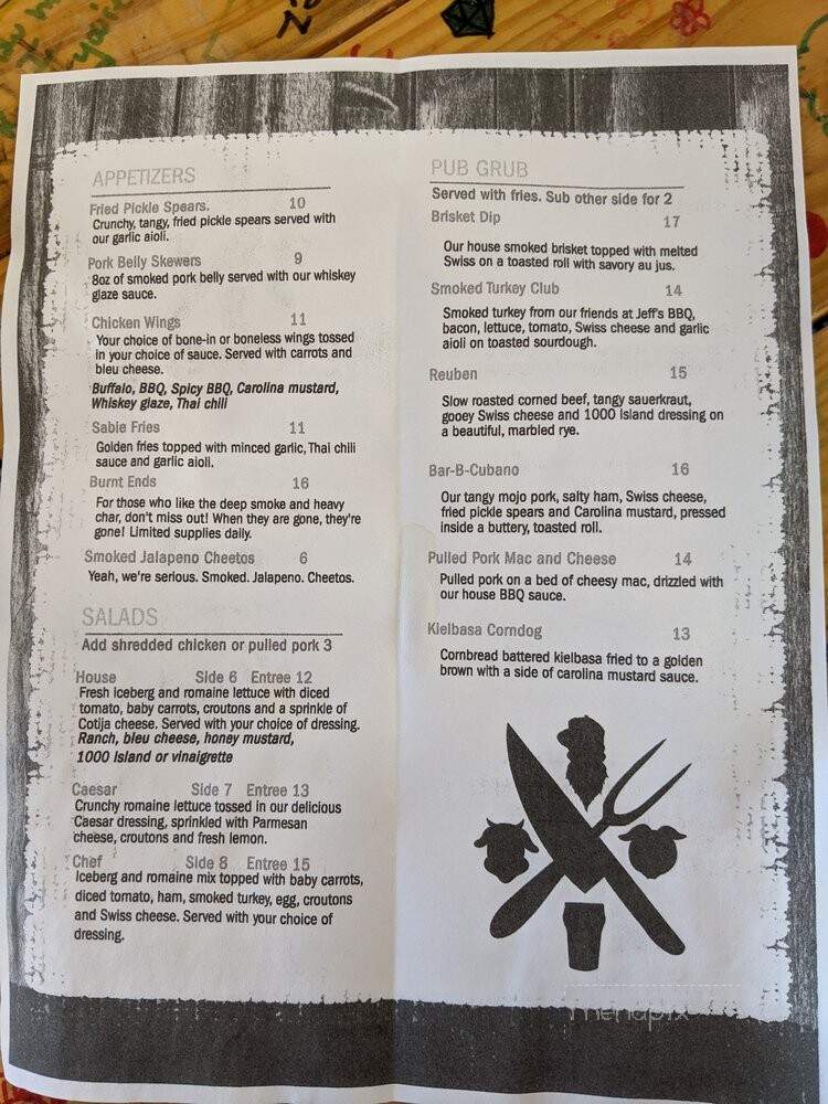 Meatheads Smokehouse and Beer Works - Lake Stevens, WA menu_pic