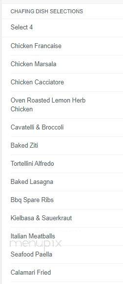 Galloping Hill Caterers - Union, NJ menu_pic