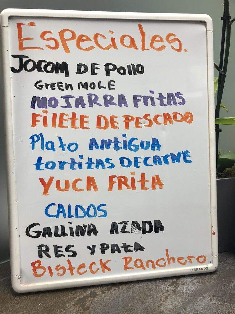 Cocina Antigua - Novato, CA menu_pic