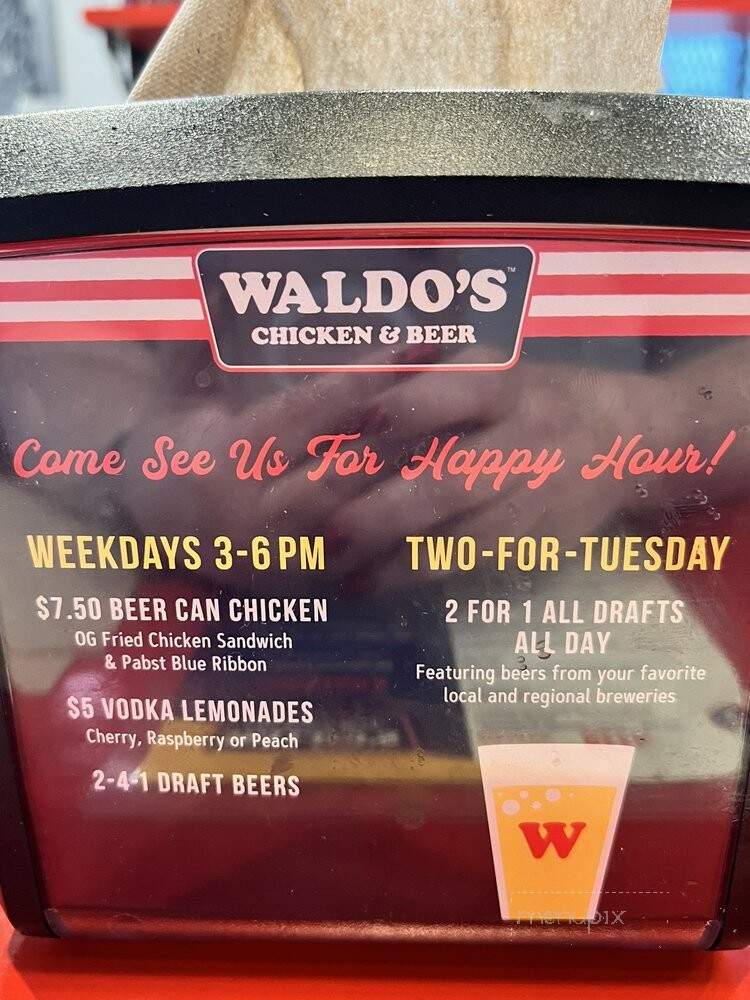 Waldo's Chicken & Beer - Franklin, TN menu_pic