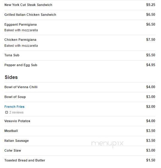 Pat's Pizza - Bear, DE menu_pic